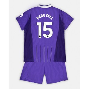 Tottenham Hotspur Lucas Bergvall #15 Tredjetrøje Børn 2026-27 Kortærmet (+ Korte bukser)